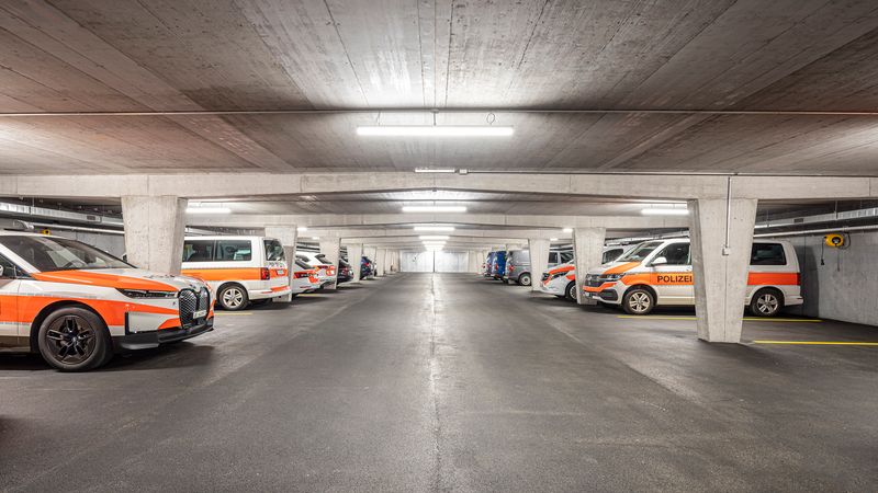 Verkehrsstützpunkt Chur – Tiefgarage – Ingo Rasp